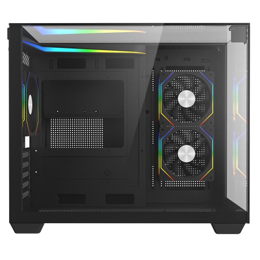 CiT Eclipse Mid Tower Gaming Case - Black 