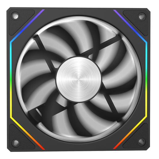 CiT Eclipse 120mm ARGB PWM Chassis Fan in Black