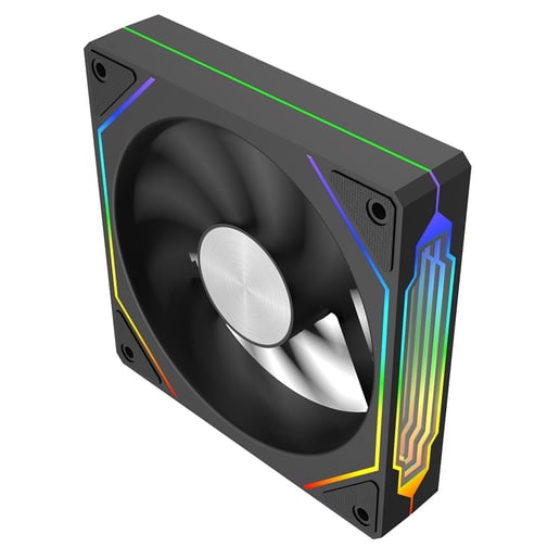 CiT Eclipse 120mm ARGB PWM Chassis Fan in Black