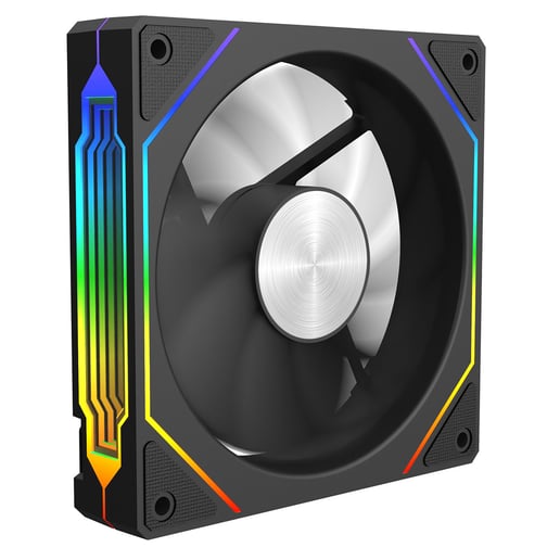 CiT Eclipse 120mm ARGB PWM Chassis Fan in Black