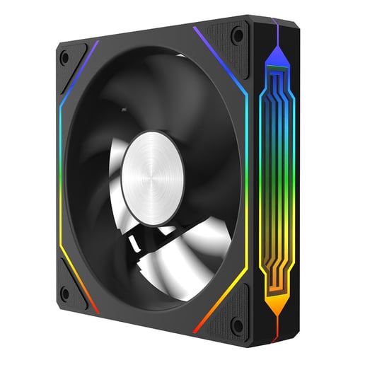 CiT Eclipse 120mm ARGB PWM Chassis Fan in Black