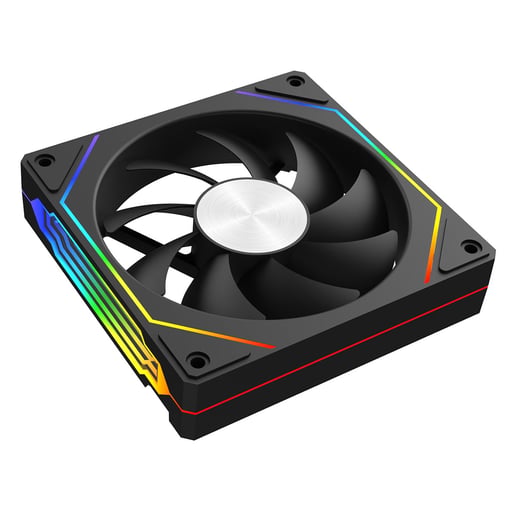 CiT Eclipse 120mm ARGB PWM Chassis Fan in Black