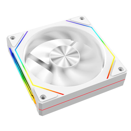 CiT Eclipse Infinity 120mm ARGB PWM Case Fan in White