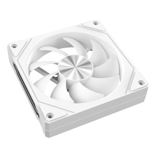 CiT Eclipse Infinity 120mm ARGB PWM Case Fan in White