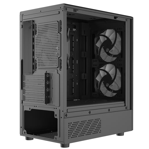 CiT F3 Mid Tower Gaming Case - Black 