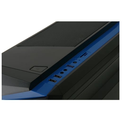 CiT F3 Mid Tower Gaming Case - Black USB 3.0