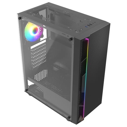 CiT Galaxy Mid Tower Gaming Case - Black 