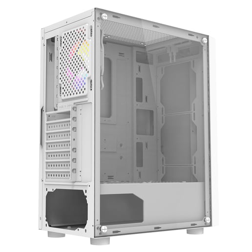 CiT Galaxy Mid Tower Gaming Case - White 