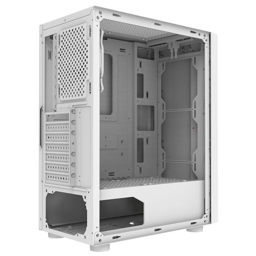 CiT Galaxy Mid Tower Gaming Case - White 