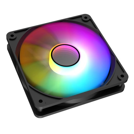CiT Halo Infinity 120mm ARGB PWM Case Fan in Black