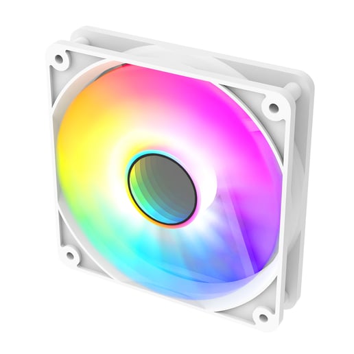CiT Halo Infinity 120mm ARGB PWM Case Fan in White