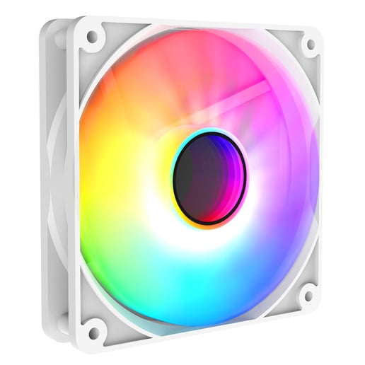 CiT Halo Infinity 120mm ARGB PWM Case Fan in White