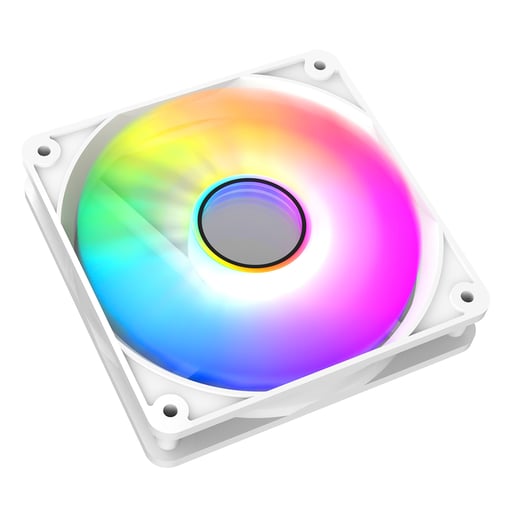 CiT Halo Infinity 120mm ARGB PWM Case Fan in White