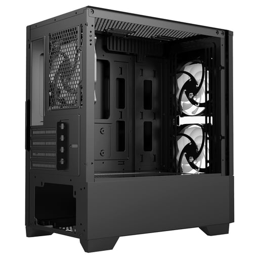CiT Level 1 Glass Mid Tower Gaming Case - Black 