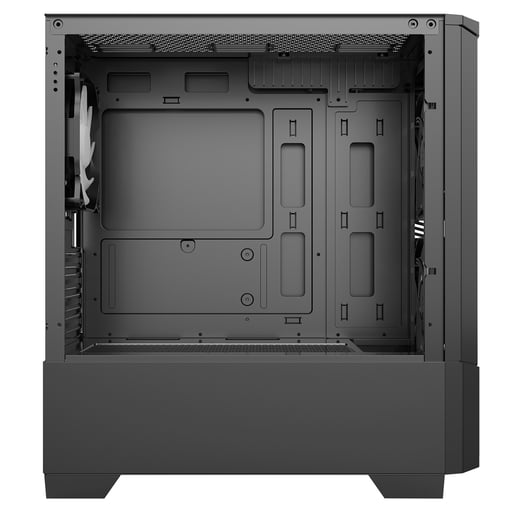 CiT Level 1 Glass Mid Tower Gaming Case - Black 