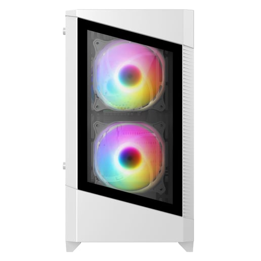 CiT Level 1 Glass Mid Tower Gaming Case - White 