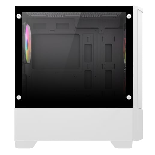 CiT Level 1 Glass Mid Tower Gaming Case - White 