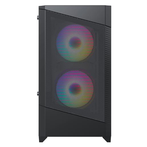 CiT Level 1 Mesh Mid Tower Gaming Case - Black 