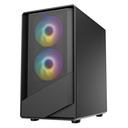 CiT Level 5 Mid Tower Gaming Case - Black 