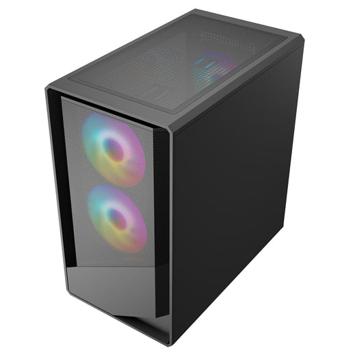 CiT Level 5 Mid Tower Gaming Case - Black 