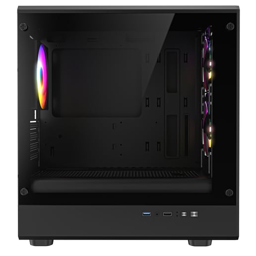 CiT Level 5 Mid Tower Gaming Case - Black 