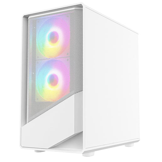 CiT Level 5 Mid Tower Gaming Case - White 