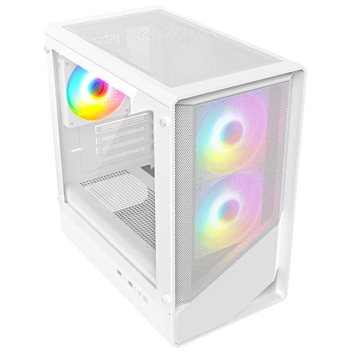 CiT Level 5 Mid Tower Gaming Case - White 