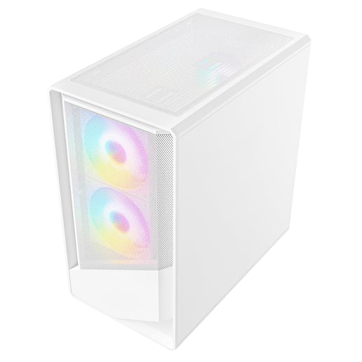 CiT Level 5 Mid Tower Gaming Case - White 