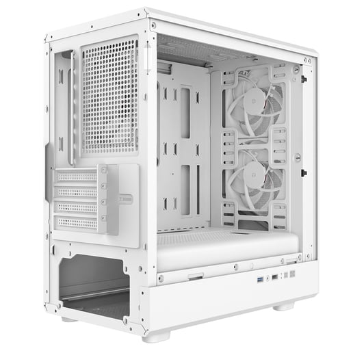 CiT Level 5 Mid Tower Gaming Case - White 