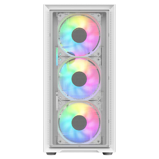 CiT Luna Mid Tower Gaming Case - White 