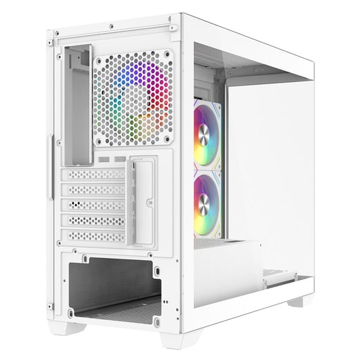 CiT Mercury Mid Tower Gaming Case - White 