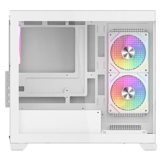 CiT Mercury Mid Tower Gaming Case - White 