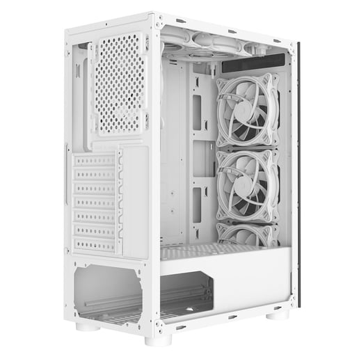 CiT Mirage F6 Mid Tower Gaming Case - White 