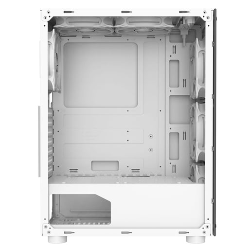 CiT Mirage F6 Mid Tower Gaming Case - White 