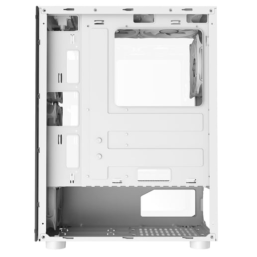 CiT Mirage F6 Mid Tower Gaming Case - White 