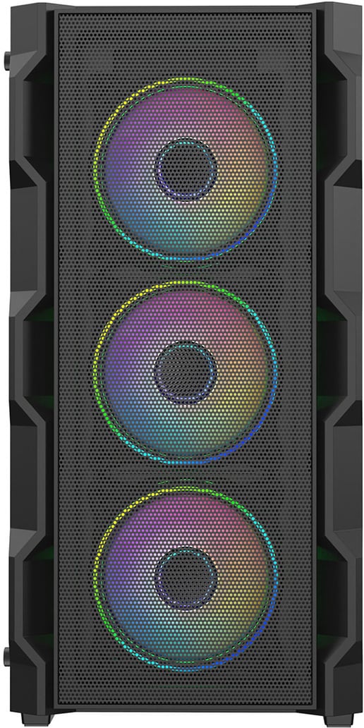 CiT Neo Mid Tower Gaming Case - Black 