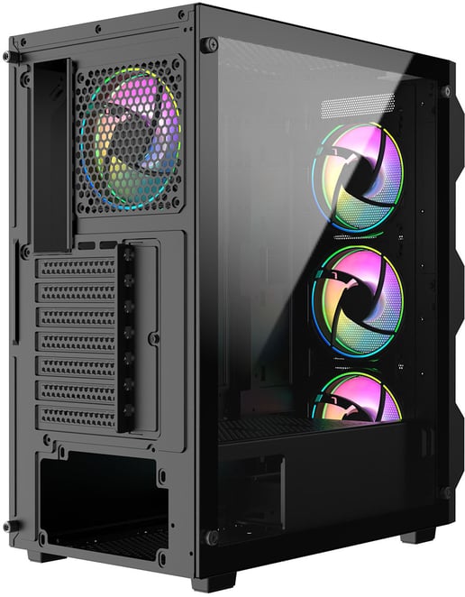 CiT Neo Mid Tower Gaming Case - Black 