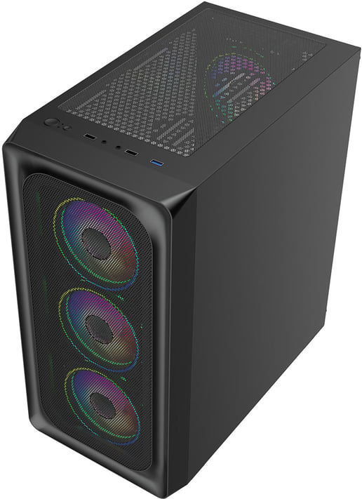 CiT Orion Mid Tower Gaming Case - Black 