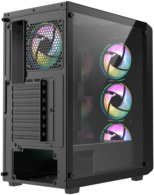 CiT Orion Mid Tower Gaming Case - Black 