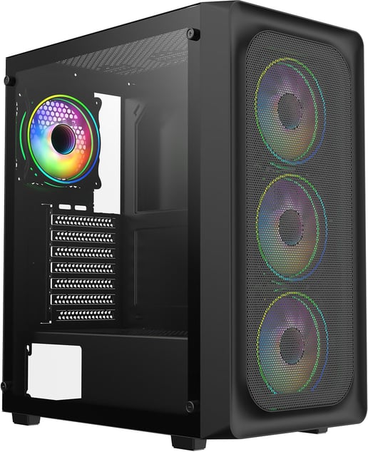 CiT Orion Mid Tower Gaming Case - Black 