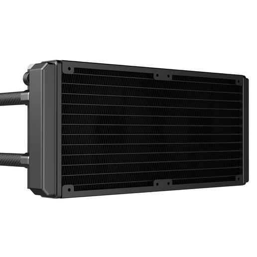 CiT Pro Glacier 240mm All-in-One Liquid CPU Cooler in Black with Temperature Display