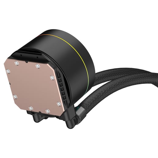 CiT Pro Glacier 240mm All-in-One Liquid CPU Cooler in Black with Temperature Display