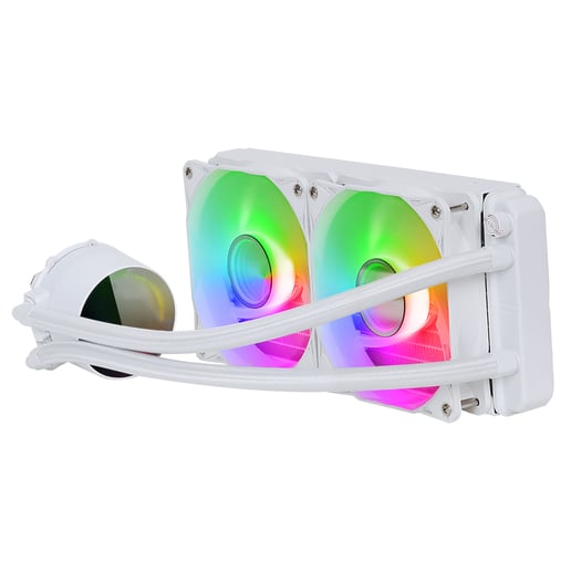 CiT Pro Glacier 240mm All in One Liquid CPU Cooler in White