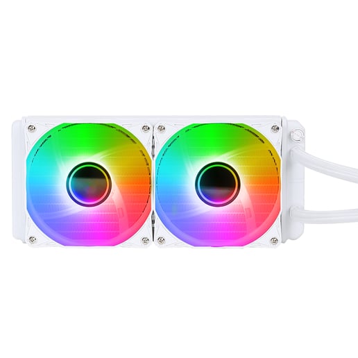 CiT Pro Glacier 240mm All in One Liquid CPU Cooler in White