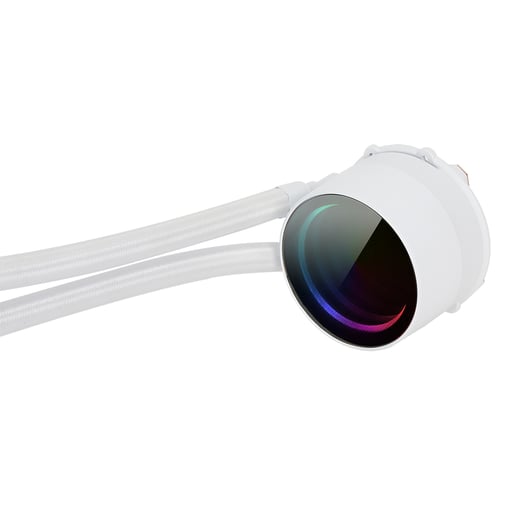 CiT Pro Glacier 240mm All in One Liquid CPU Cooler in White