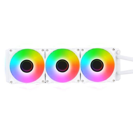 CiT Pro Glacier 360mm All in One Liquid CPU Cooler in White