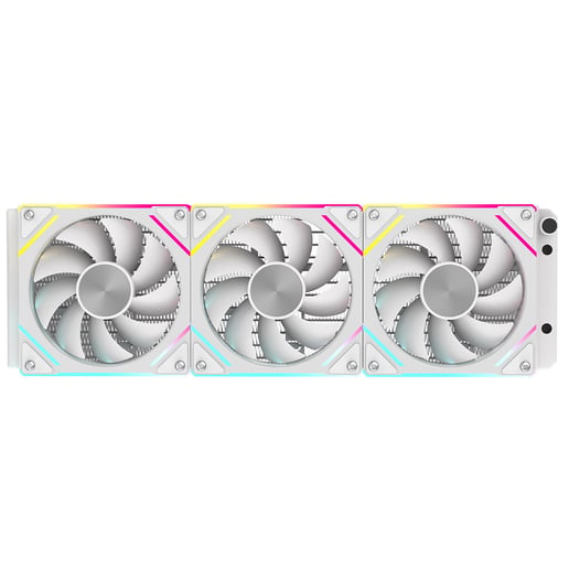 CiT Pro Glacier LCD 360mm AiO Liquid CPU Cooler in White
