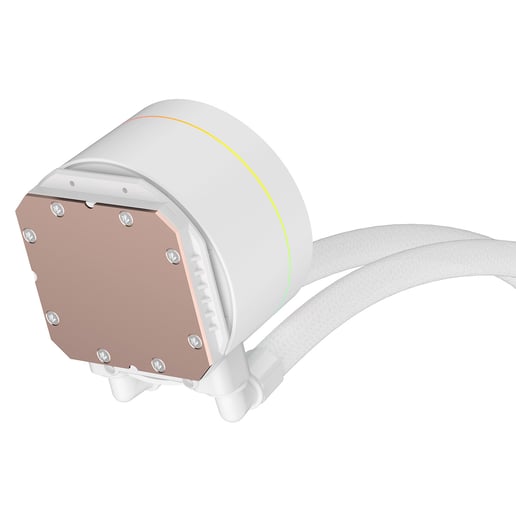 CiT Pro Glacier LCD 360mm AiO Liquid CPU Cooler in White