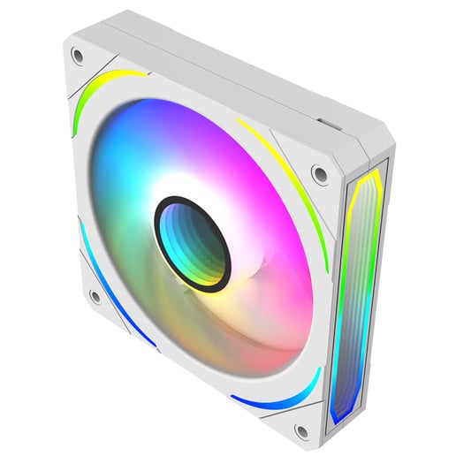 CiT Pro Lightning Infinity 120mm ARGB Case Fan in White