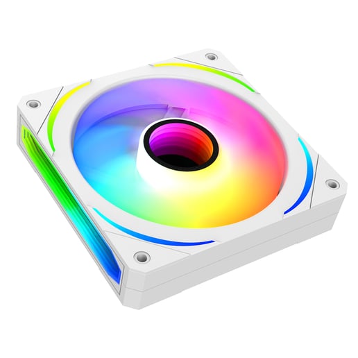 CiT Pro Lightning Infinity 120mm ARGB Case Fan in White